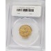 AUSTRALIA 1917 . ONE 1 SOVEREIGN . SYNDEY . GOLD . PCGS MS63